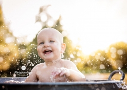 sommerliche Babyfotos