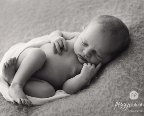 stilvolle Neugeborenenfotos