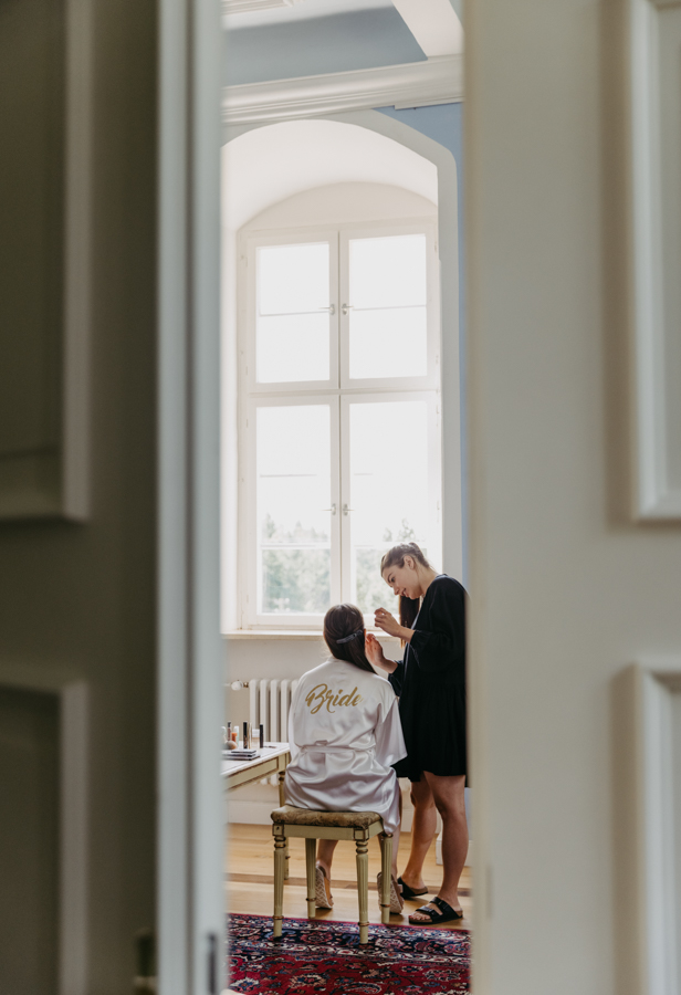 Hochzeit Schloss Jägersburg Getting Ready