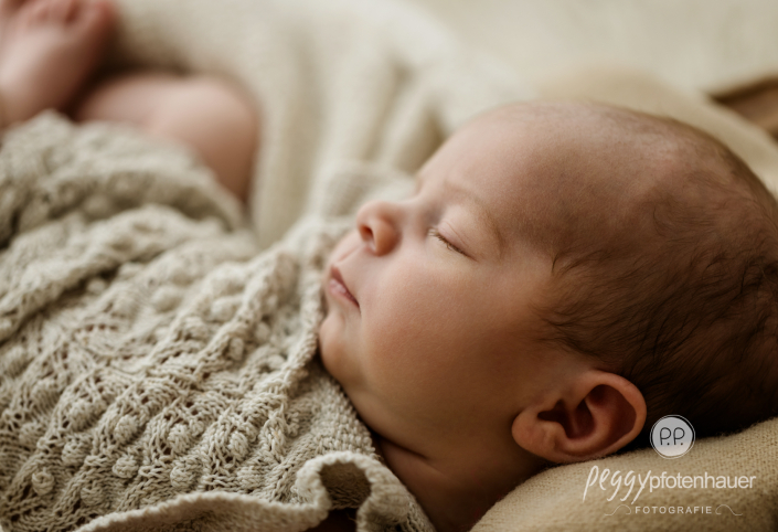 Details von Babygesicht